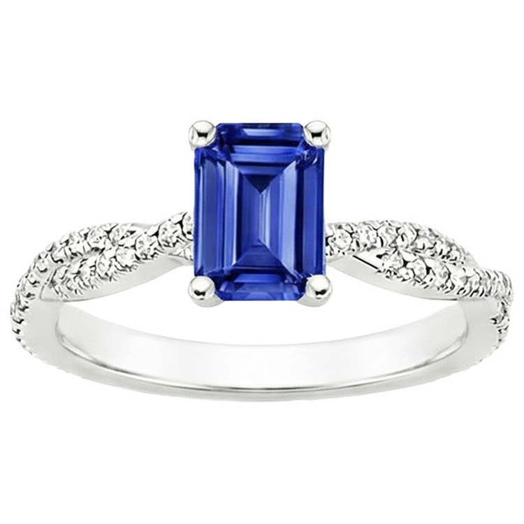 naturel diamant 4.25carats bague vue de dessus