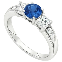 Bague Diamant Naturel 3.40 Carats