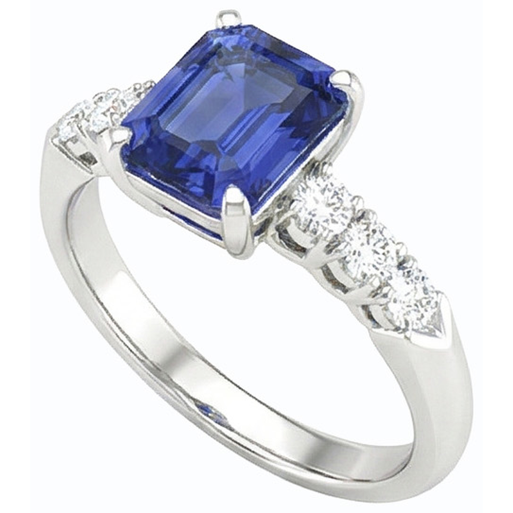 naturel diamant 2.50carats bague détail rapproché