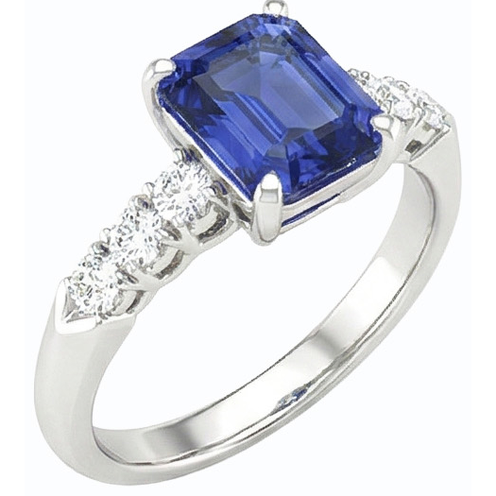 naturel diamant 2.50carats bague vue de dessus