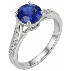 Bague Saphir Naturel 3 Carats