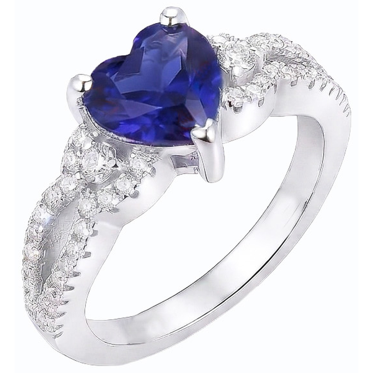 naturel round diamant 4.50carats bague angle de côté