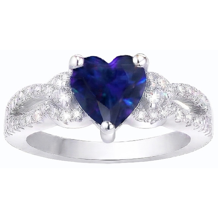 naturel round diamant 4.50carats bague vue de dessus