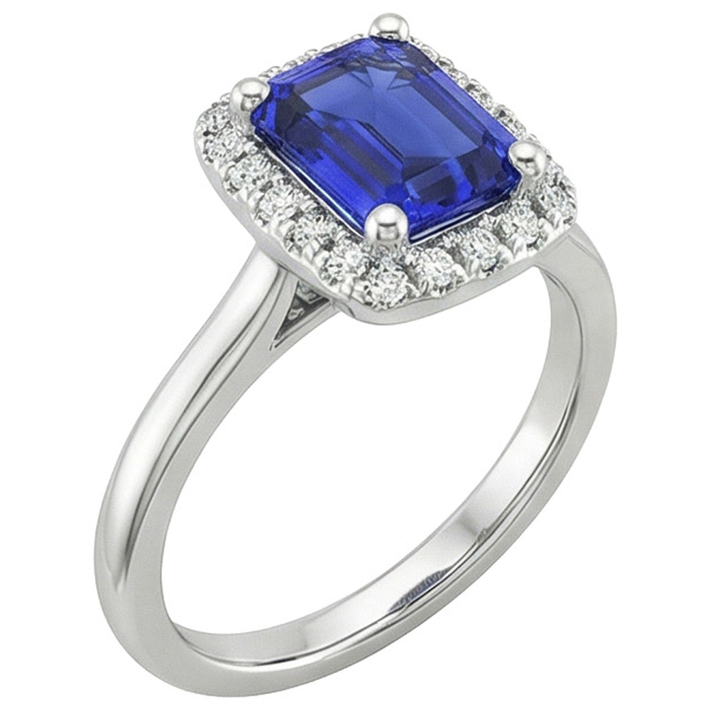 naturel diamant 4carats bague détail rapproché