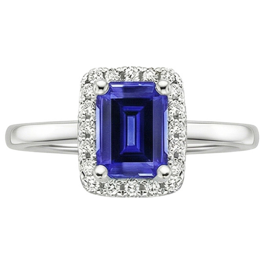 naturel diamant 4carats bague vue de profil