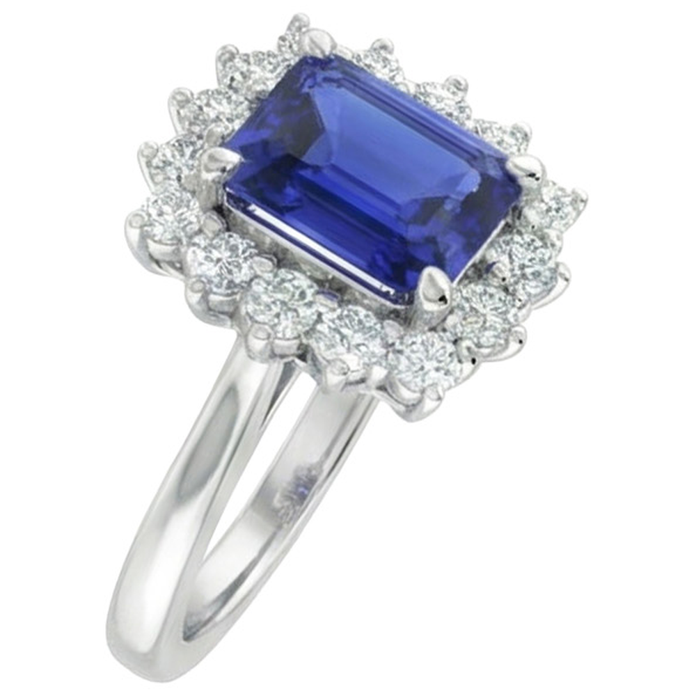 naturel diamant 8.20carats bague détail rapproché