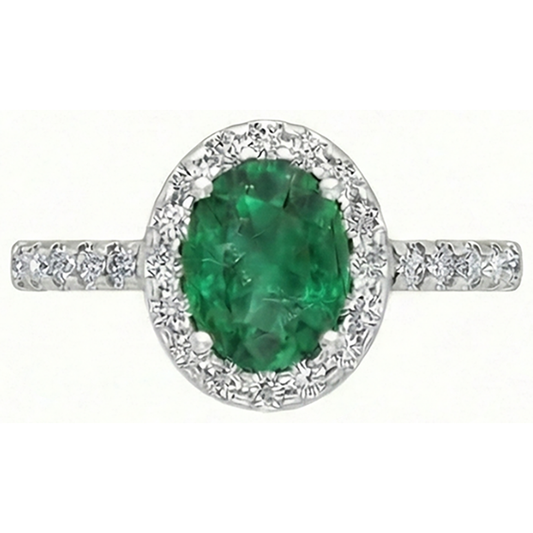 naturel oval diamant 4.30carats bague angle de côté