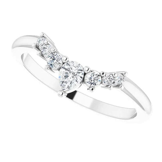 Bague de fiançailles ronde Authentique diamant 1 carat F VS1 