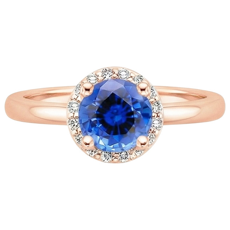 naturel round diamant 2.50carats bague détail rapproché