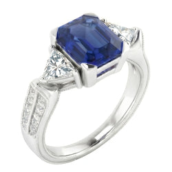Bague Saphir Naturel 2.50 Carats