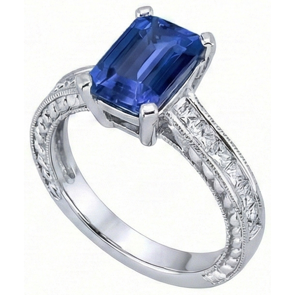 naturel diamant 3.50carats bague vue de dessus