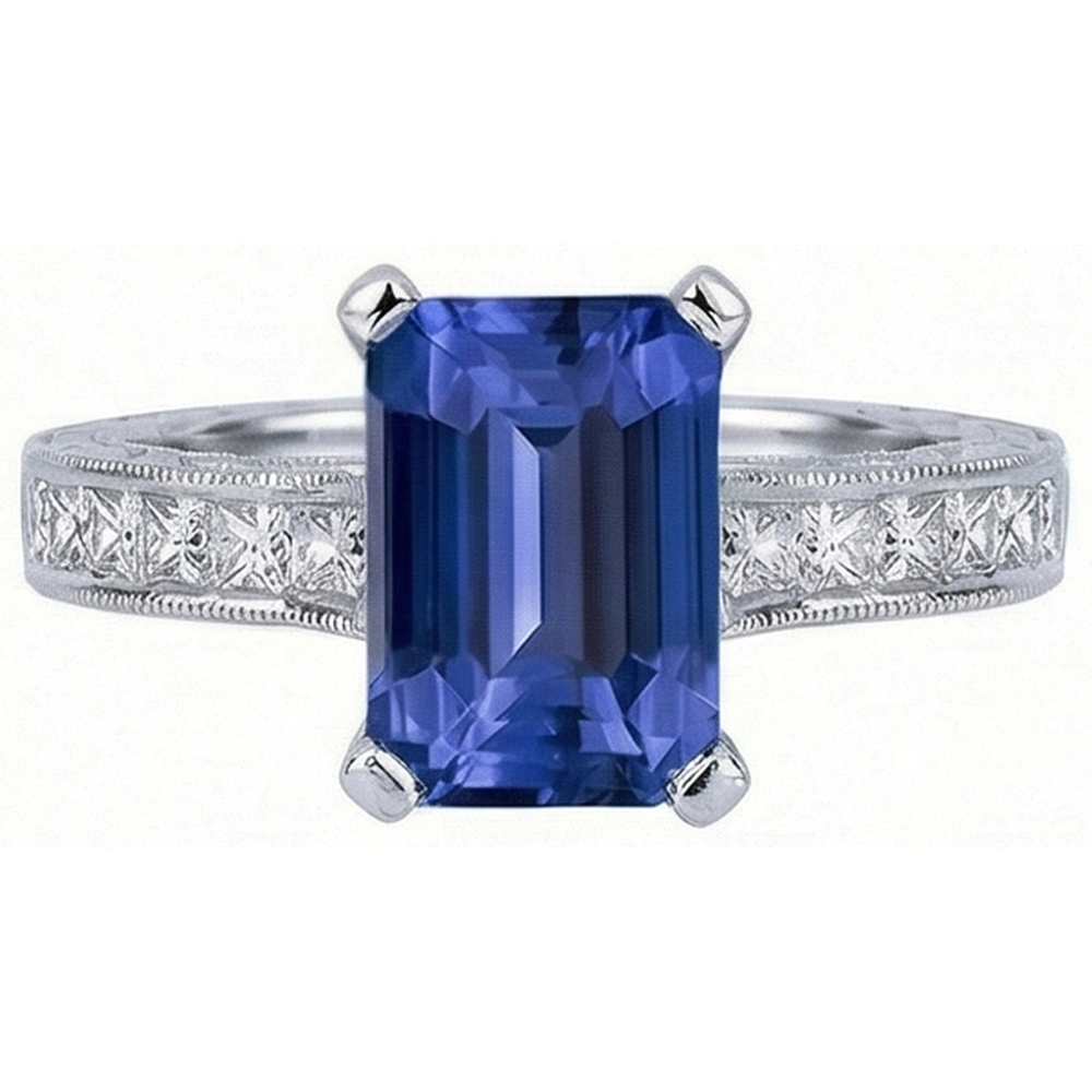naturel diamant 3.50carats bague détail rapproché