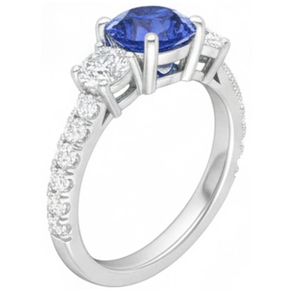 naturel diamant 4.50carats bague vue de dessus