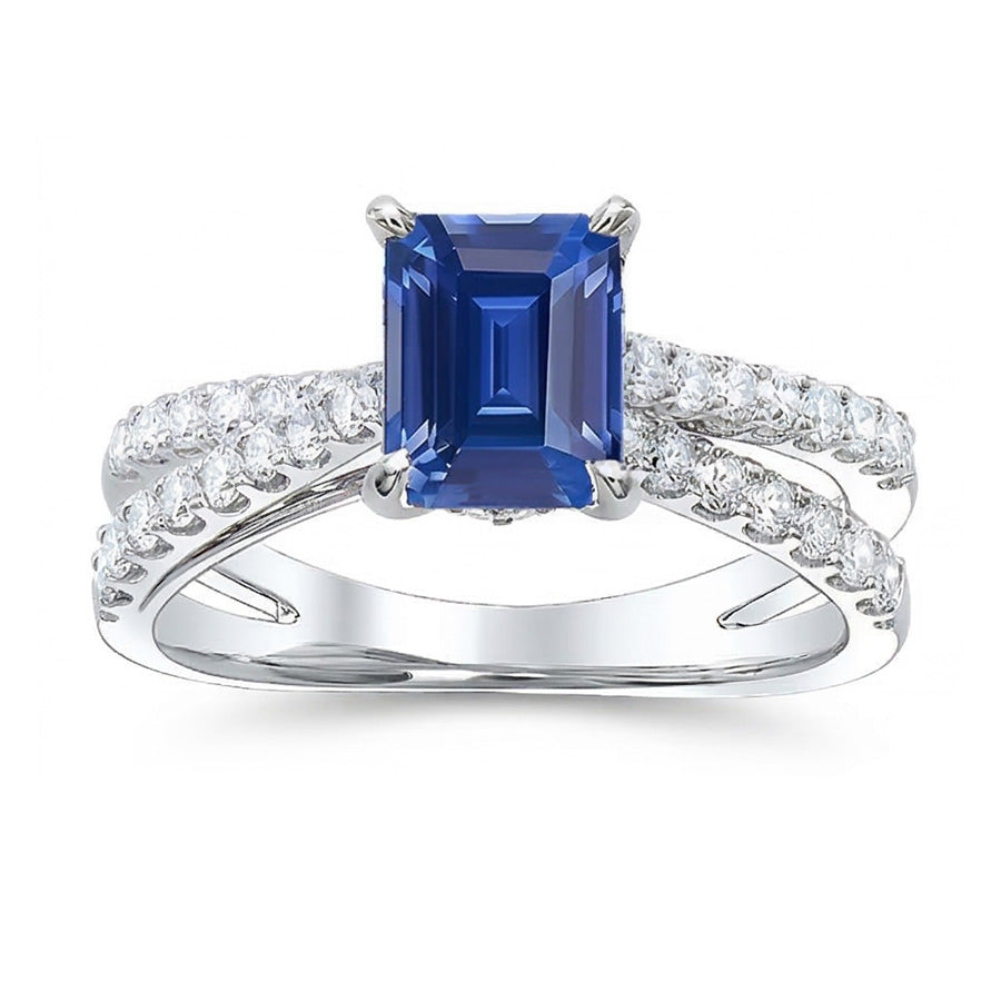 naturel diamant 3.50carats bague détail rapproché