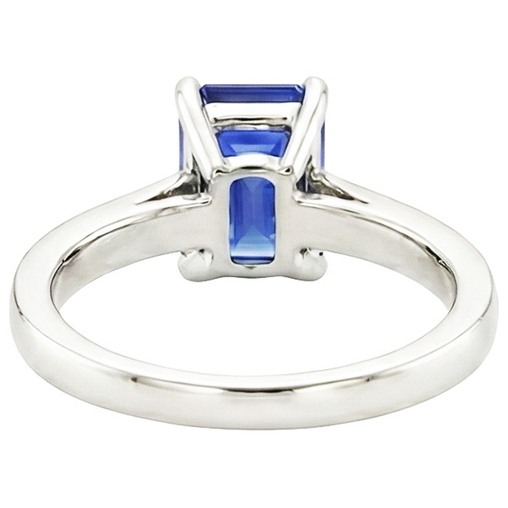 naturel diamant 2carats bague vue de dessus