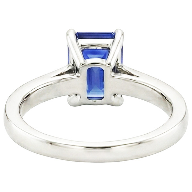 naturel diamant 2carats bague vue de dessus
