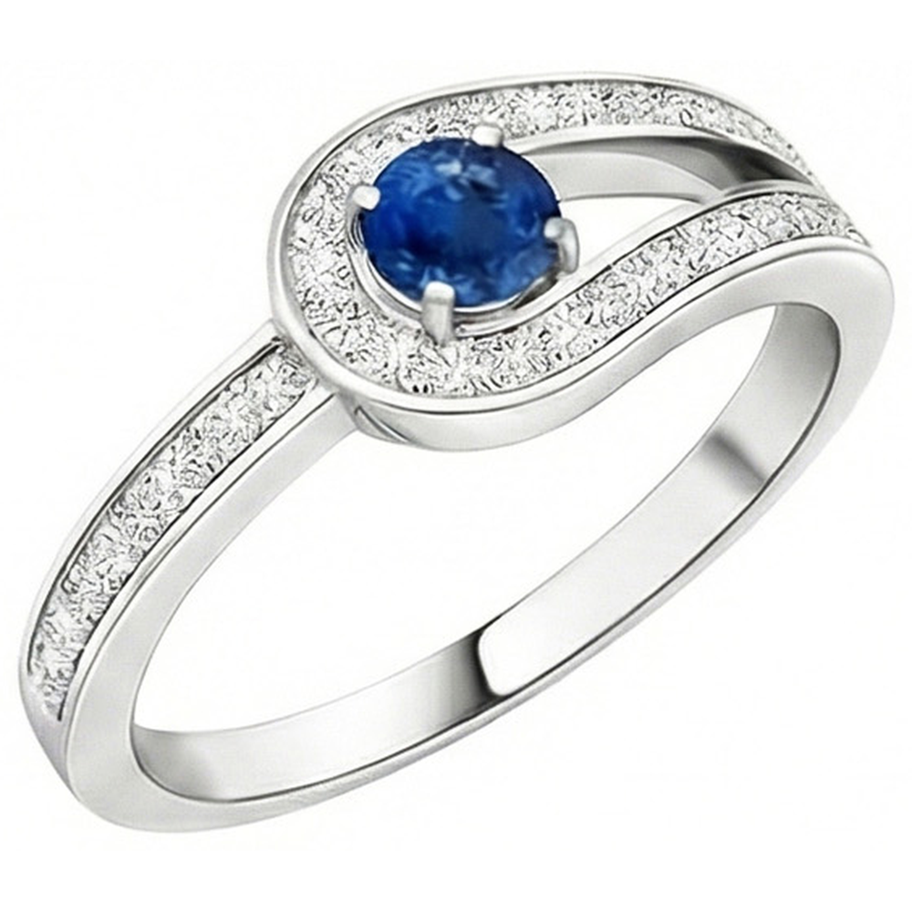 naturel round diamant 3.40carats bague détail rapproché