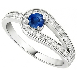 Bague Diamant Naturel 3.40 Carats