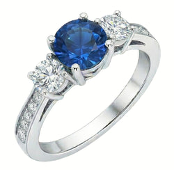 Bague Diamant Naturel 3.80 Carats