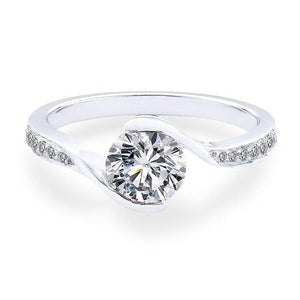 Bague de mariage Naturel diamants Coupe Ronde 2.10 carats bijoux femme neuf