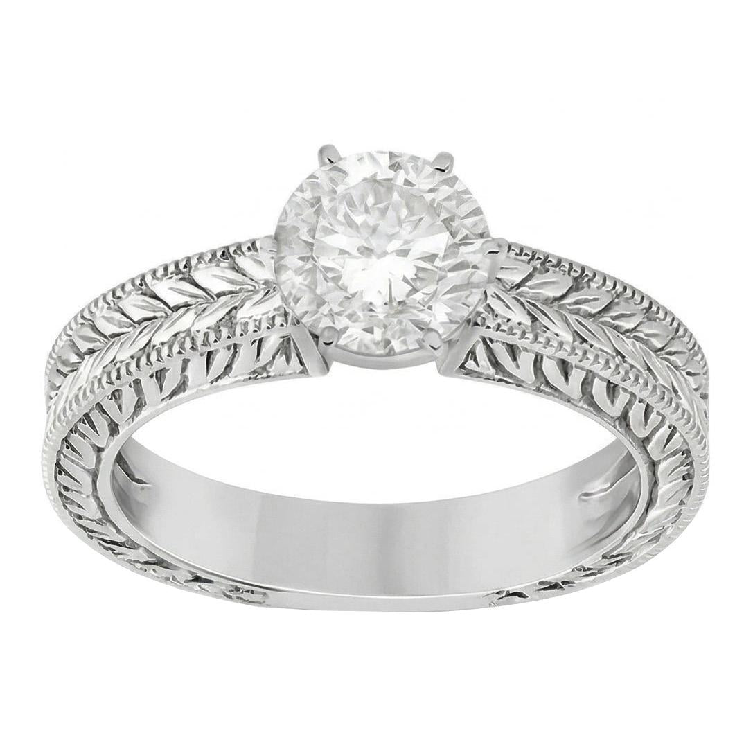 naturel diamant 2.50carats bague angle de côté