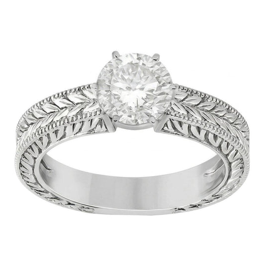 naturel diamant 2.50carats bague angle de côté
