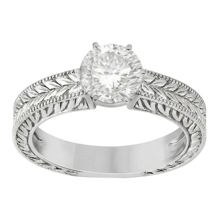naturel diamant 2.50carats bague angle de côté
