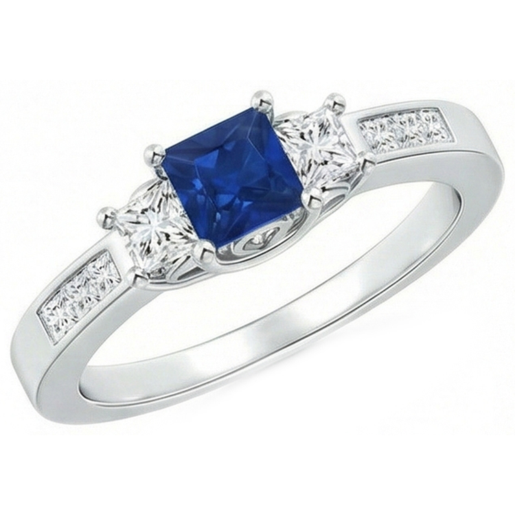 naturel diamant 2.85carats bague détail rapproché
