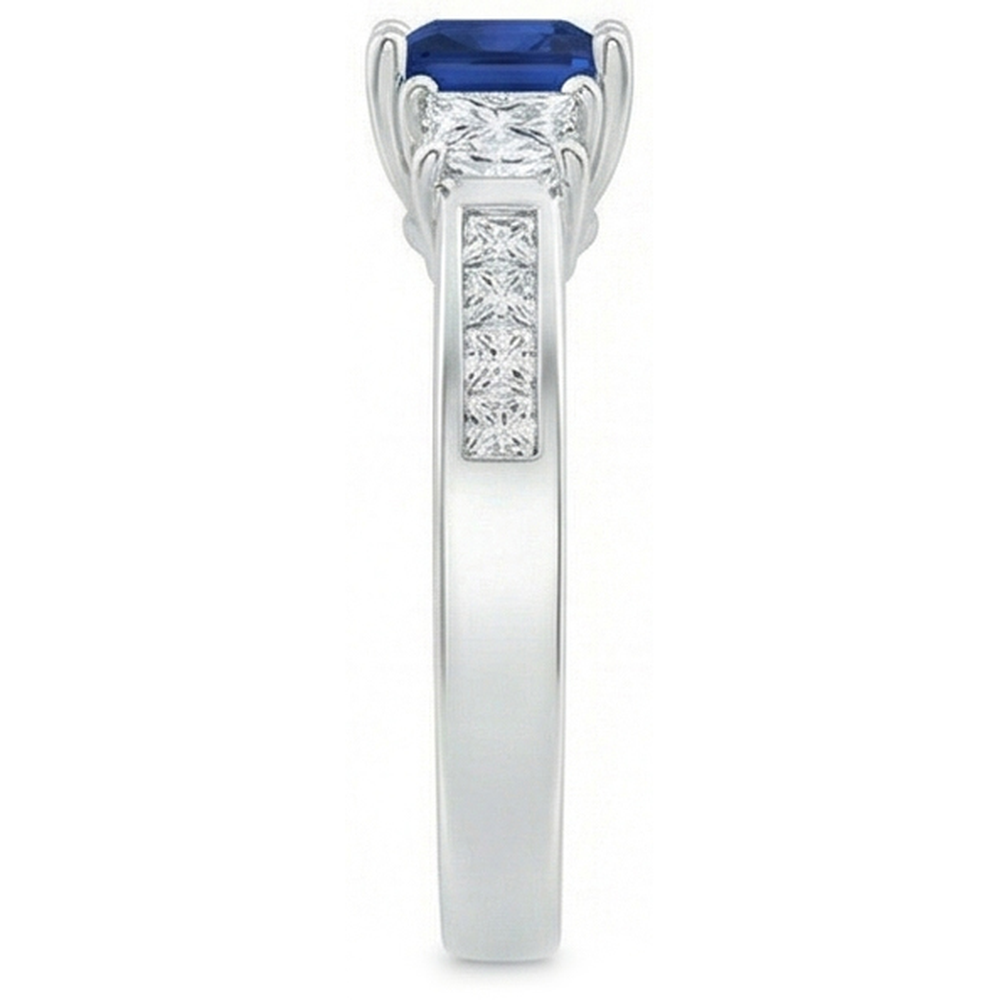 naturel diamant 2.85carats bague vue de dessus