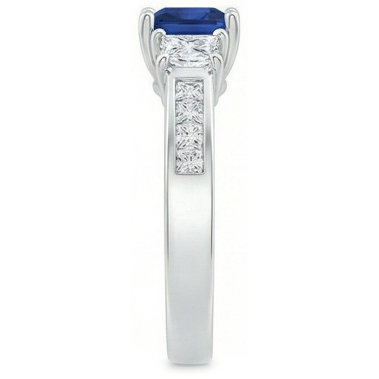 naturel diamant 2.85carats bague vue de dessus