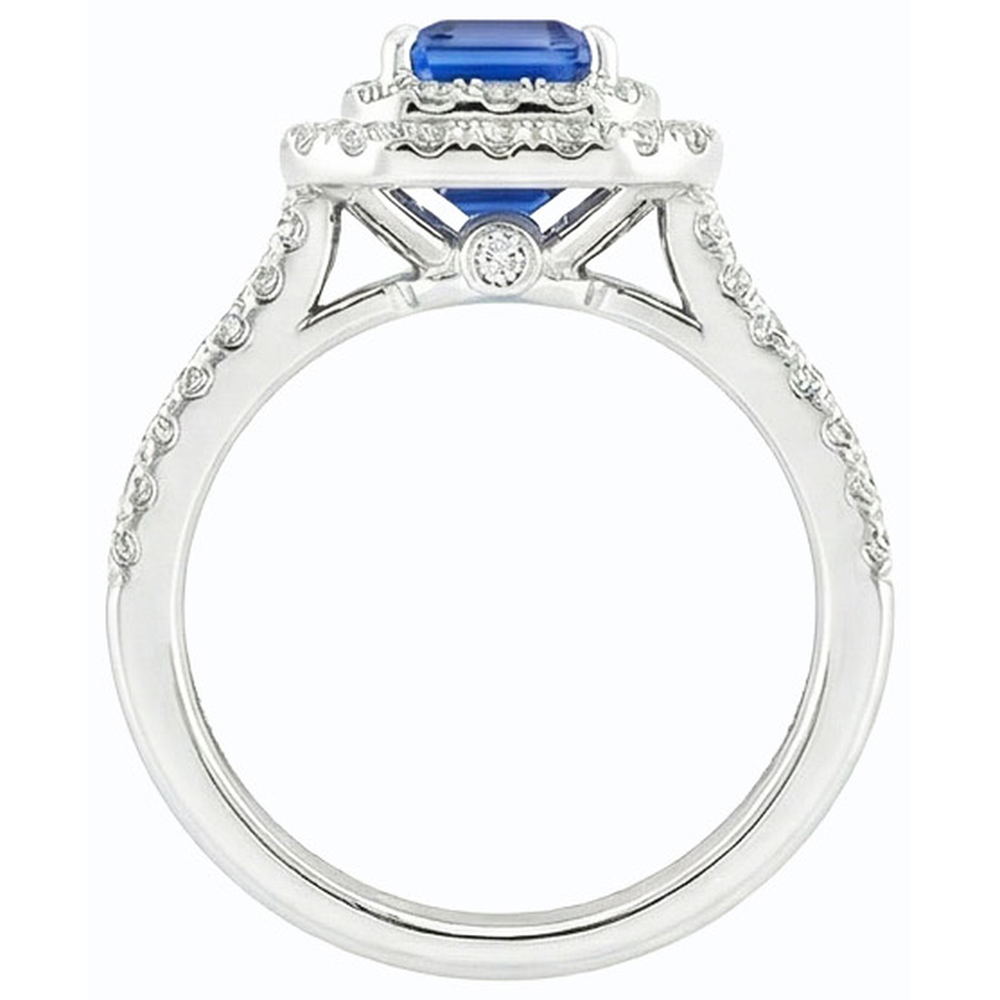 naturel diamant 5carats bague détail rapproché