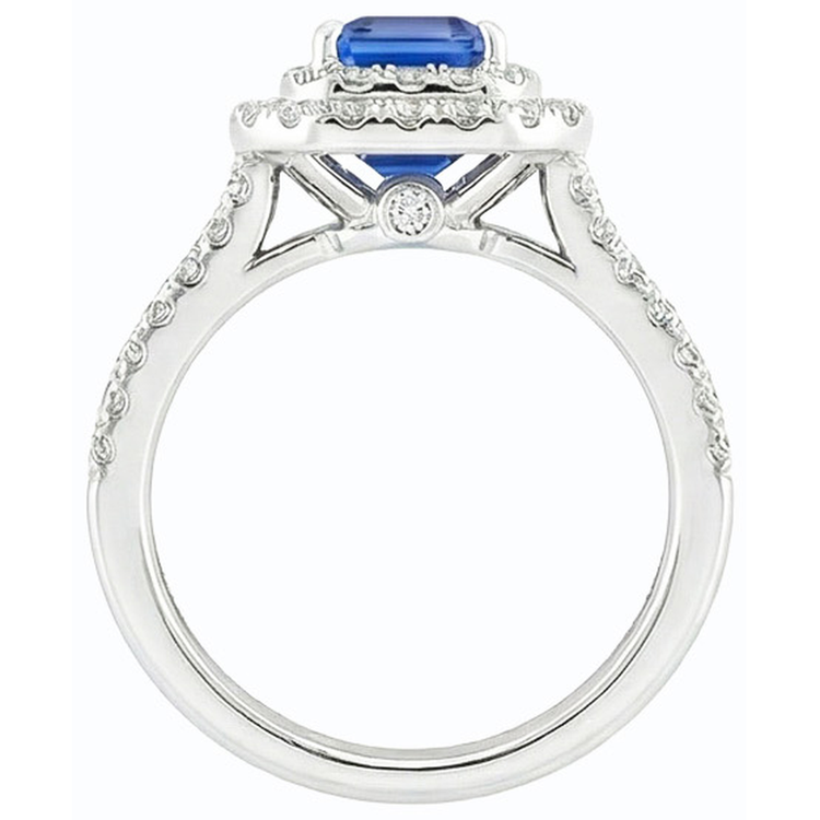 naturel diamant 5carats bague détail rapproché