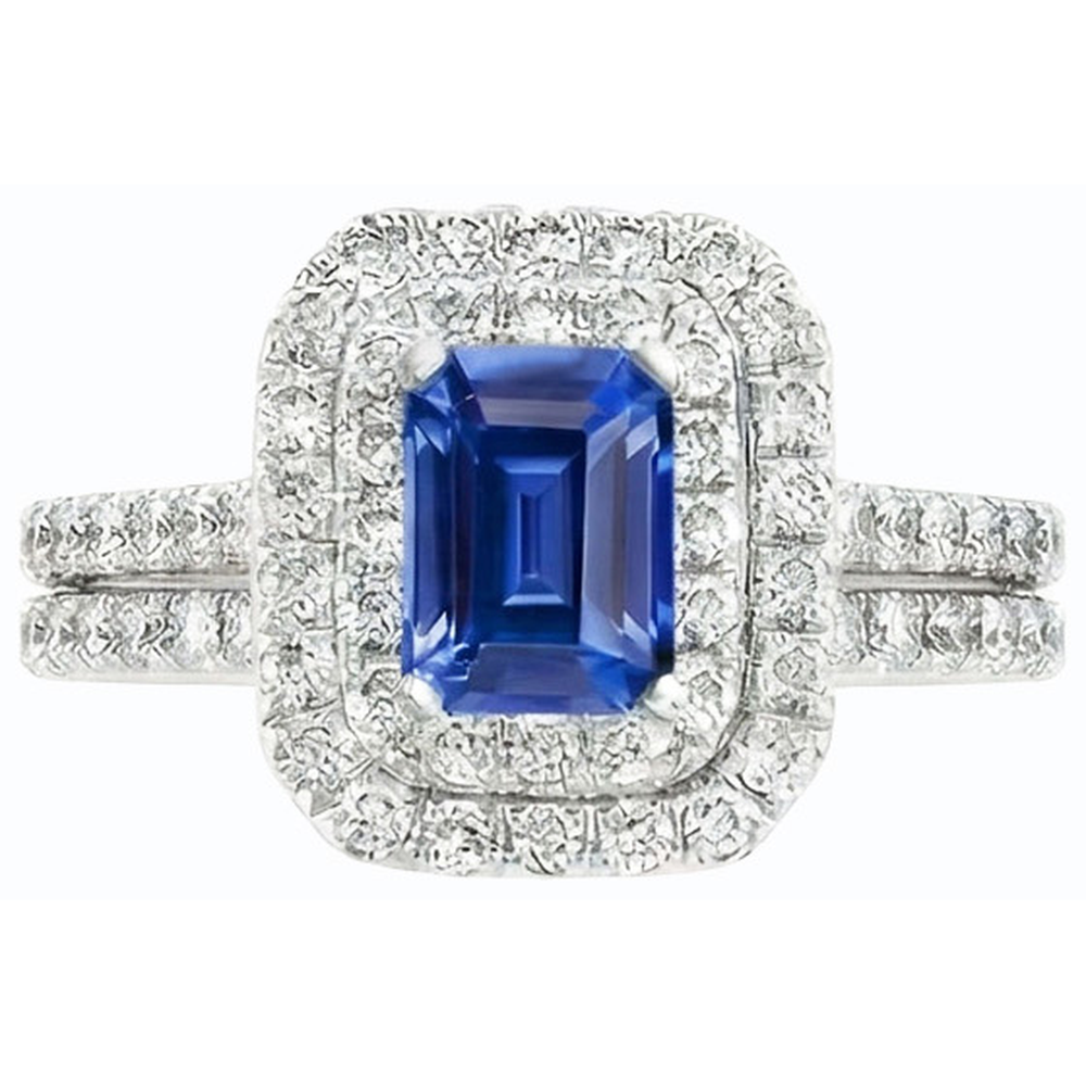 naturel diamant 5carats bague vue de profil