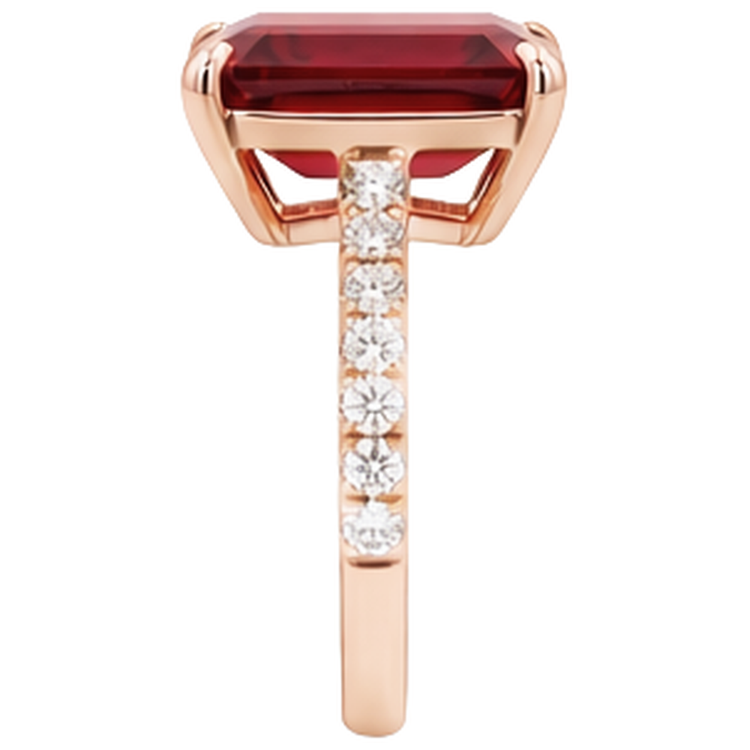 naturel diamant 11.25carats bague vue de dessus