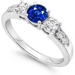 Bague Diamant Naturel 3.40 Carats