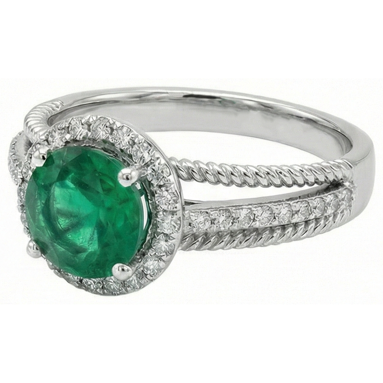 naturel diamant 3.60carats bague détail rapproché