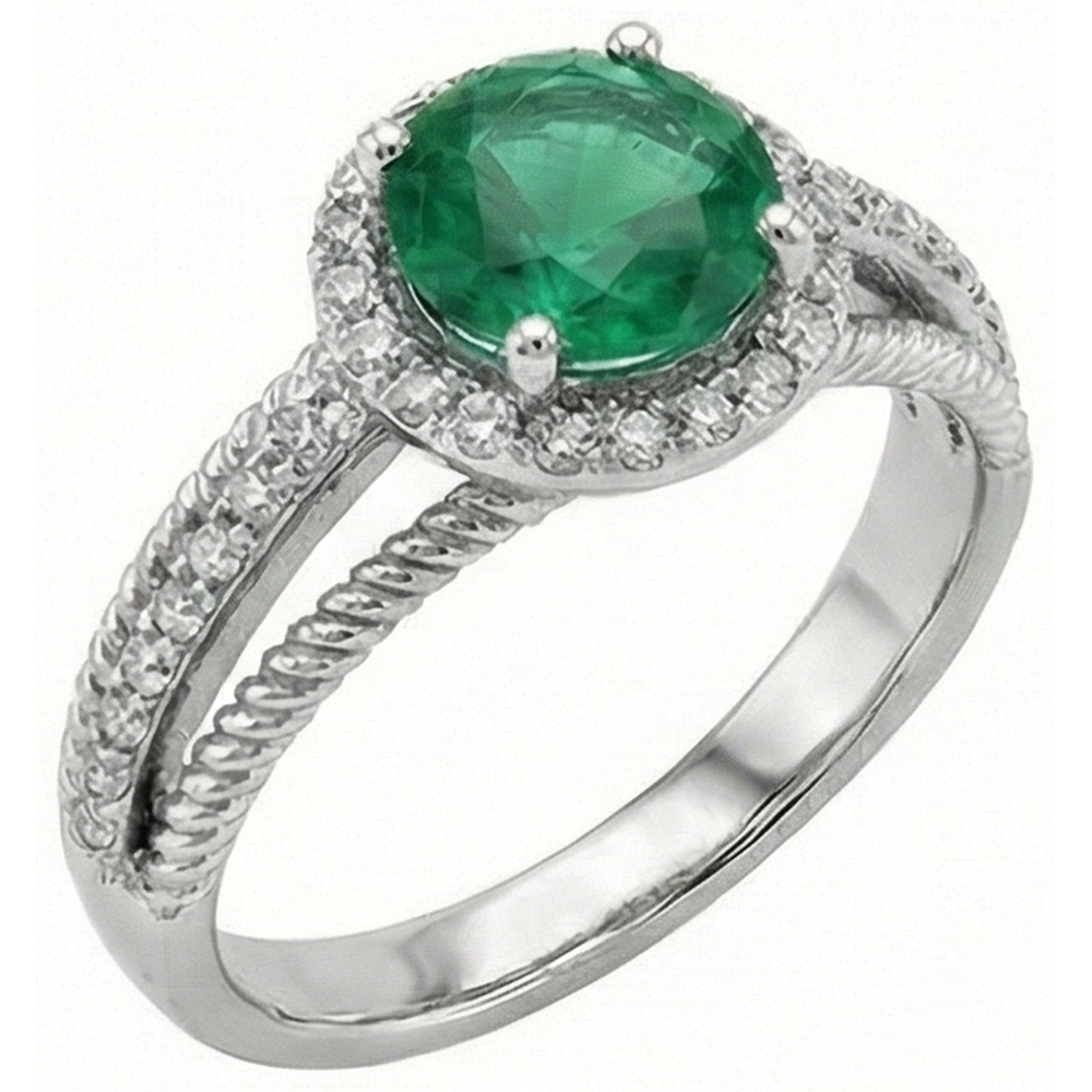 naturel diamant 3.60carats bague vue de dessus