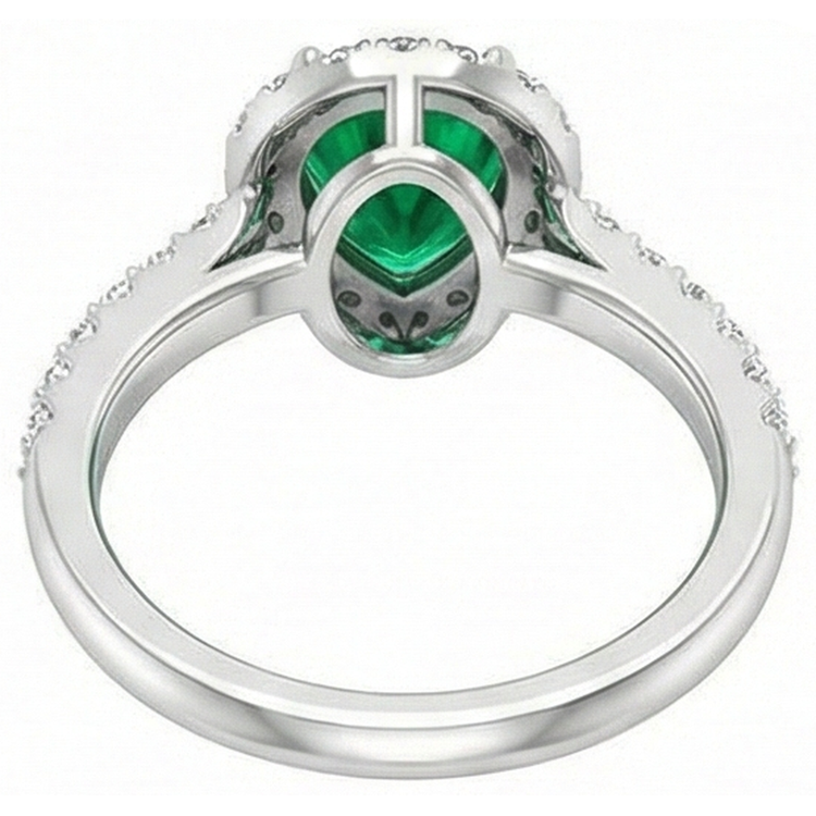 naturel pear diamant 9.50carats bague avec accents diamants