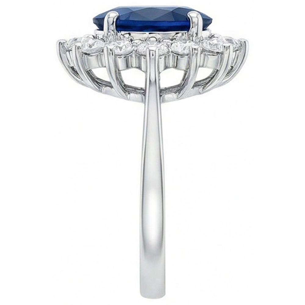 naturel round diamant 1.70carats bague vue de dessus