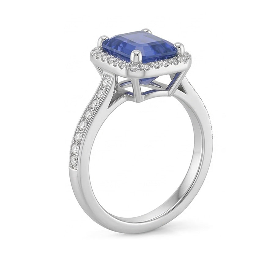 naturel diamant 3.50carats bague vue de dessus