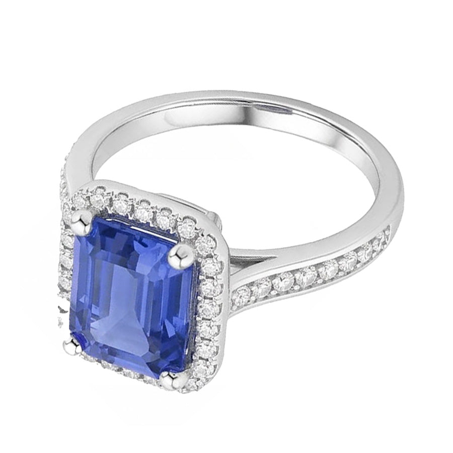 naturel diamant 3.50carats bague détail anneau