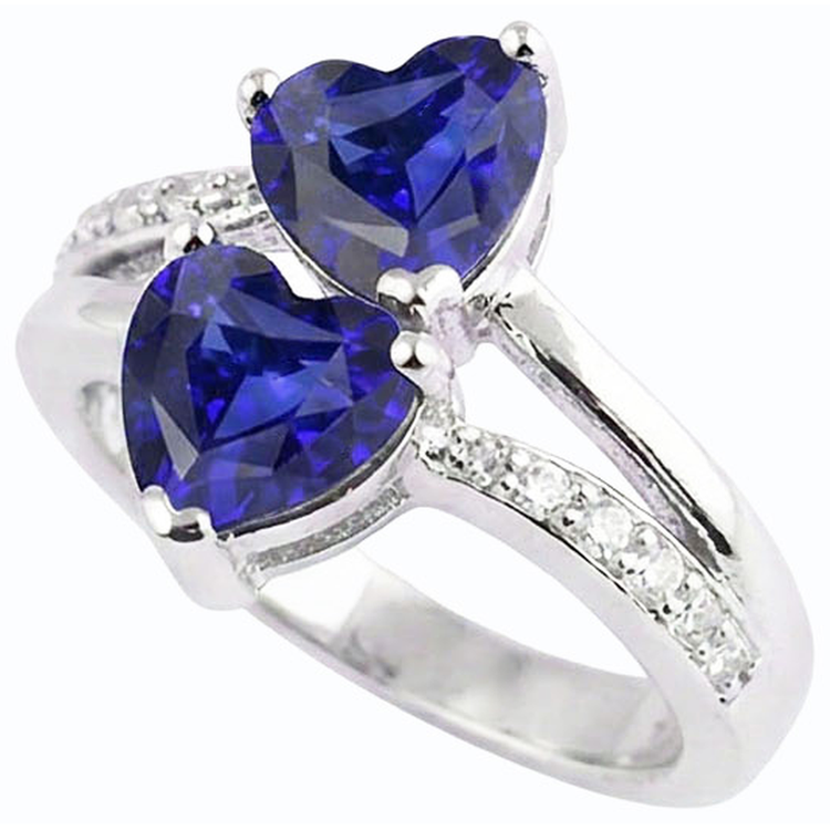 naturel round diamant 3.50carats bague angle de côté