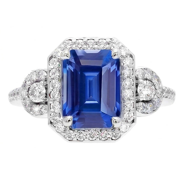 naturel diamant 4.50carats bague angle de côté