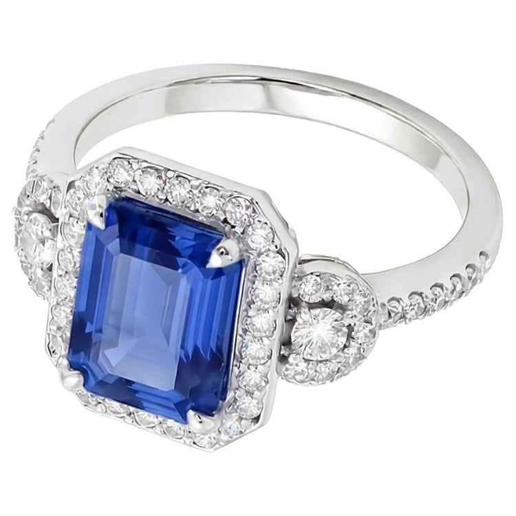naturel diamant 4.50carats bague détail rapproché