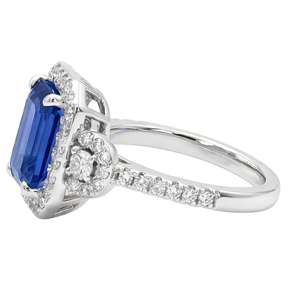 naturel diamant 4.50carats bague vue de dessus