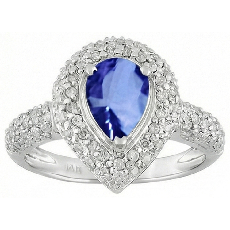 naturel round diamant 4.40carats bague vue de profil