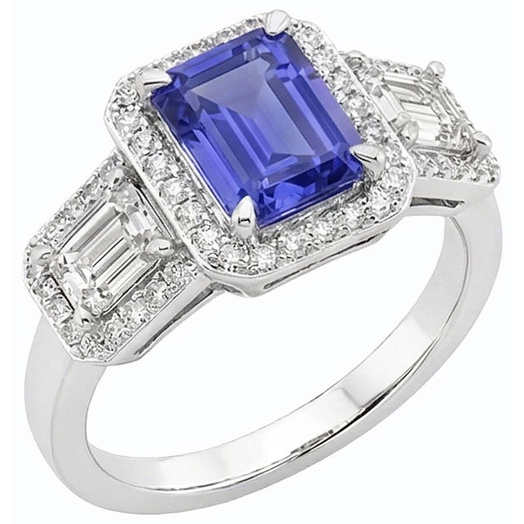 naturel round diamant 3carats bague détail rapproché