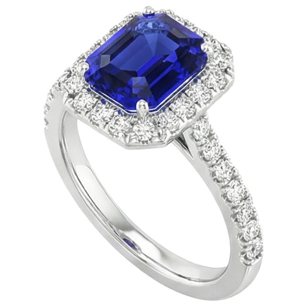 naturel asscher diamant 10.25carats bague détail rapproché