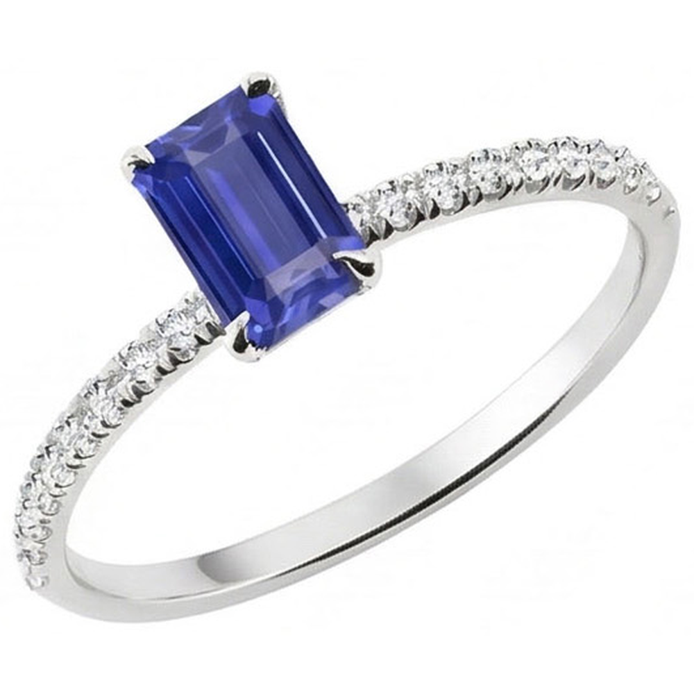 naturel diamant 2carats bague angle de côté