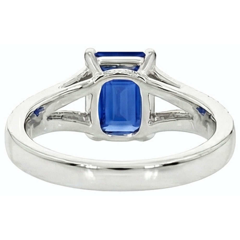 naturel diamant 3carats bague angle de côté
